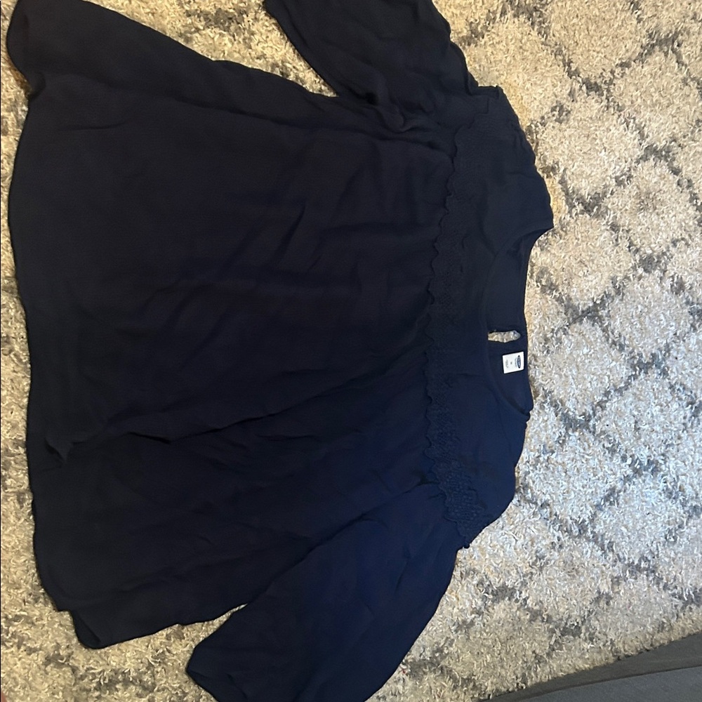Old Navy Dark Blue Top